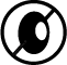 Rgenic soy free icon – crossed-out soybean pod for soy-allergen-free liquid supplements