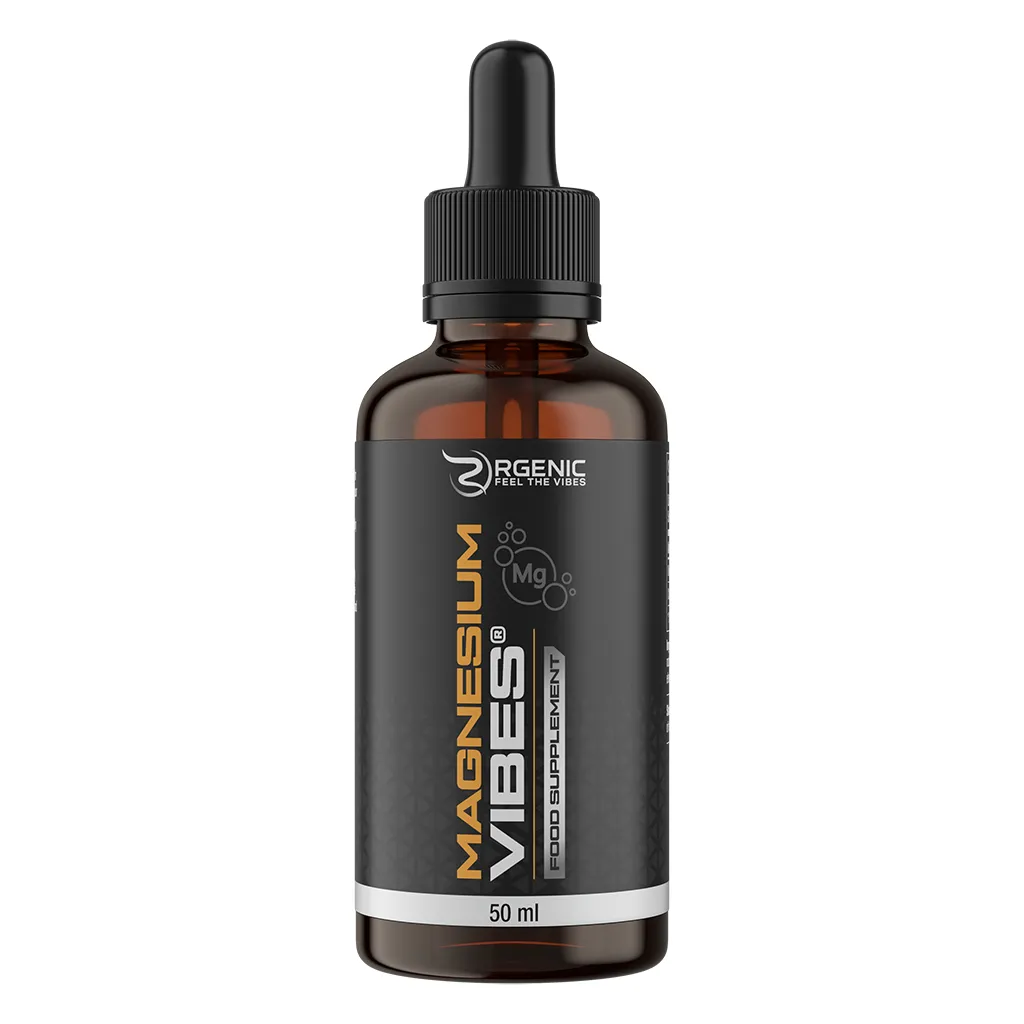 Amber glass bottle with dropper MagnesiumVibes® 50 ml – pure, highly absorbable magnesium supplement